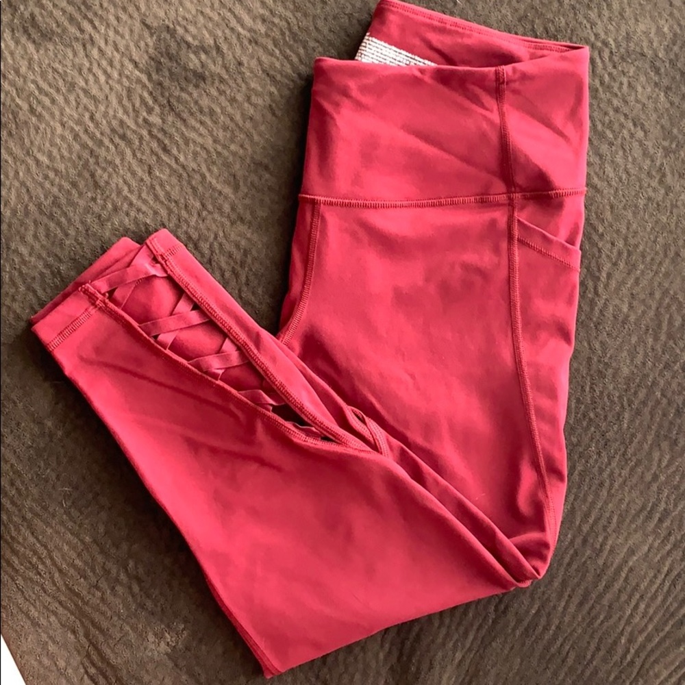 burgundy workout pants